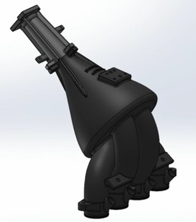 Intake manifold CAD model